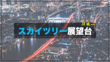 日本一の高さ 東京スカイツリーで夜景を撮影してきた 料金・営業時間や三脚使用の可否は!?